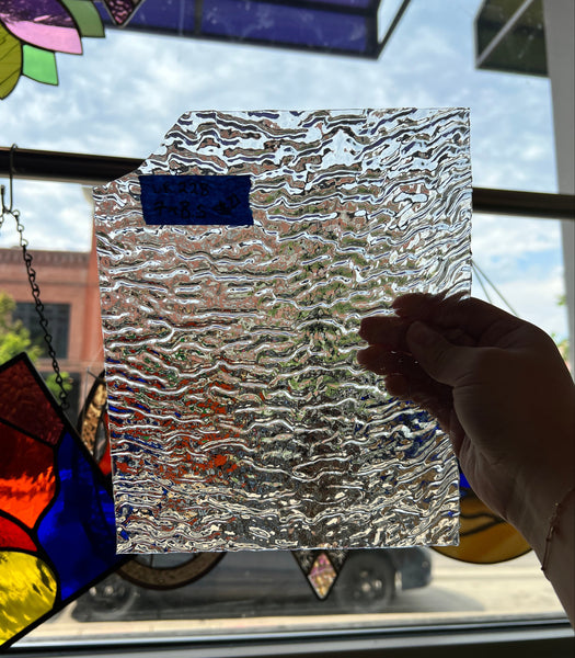 Clear Vintage Ripple Sheet Glass Kokomo
