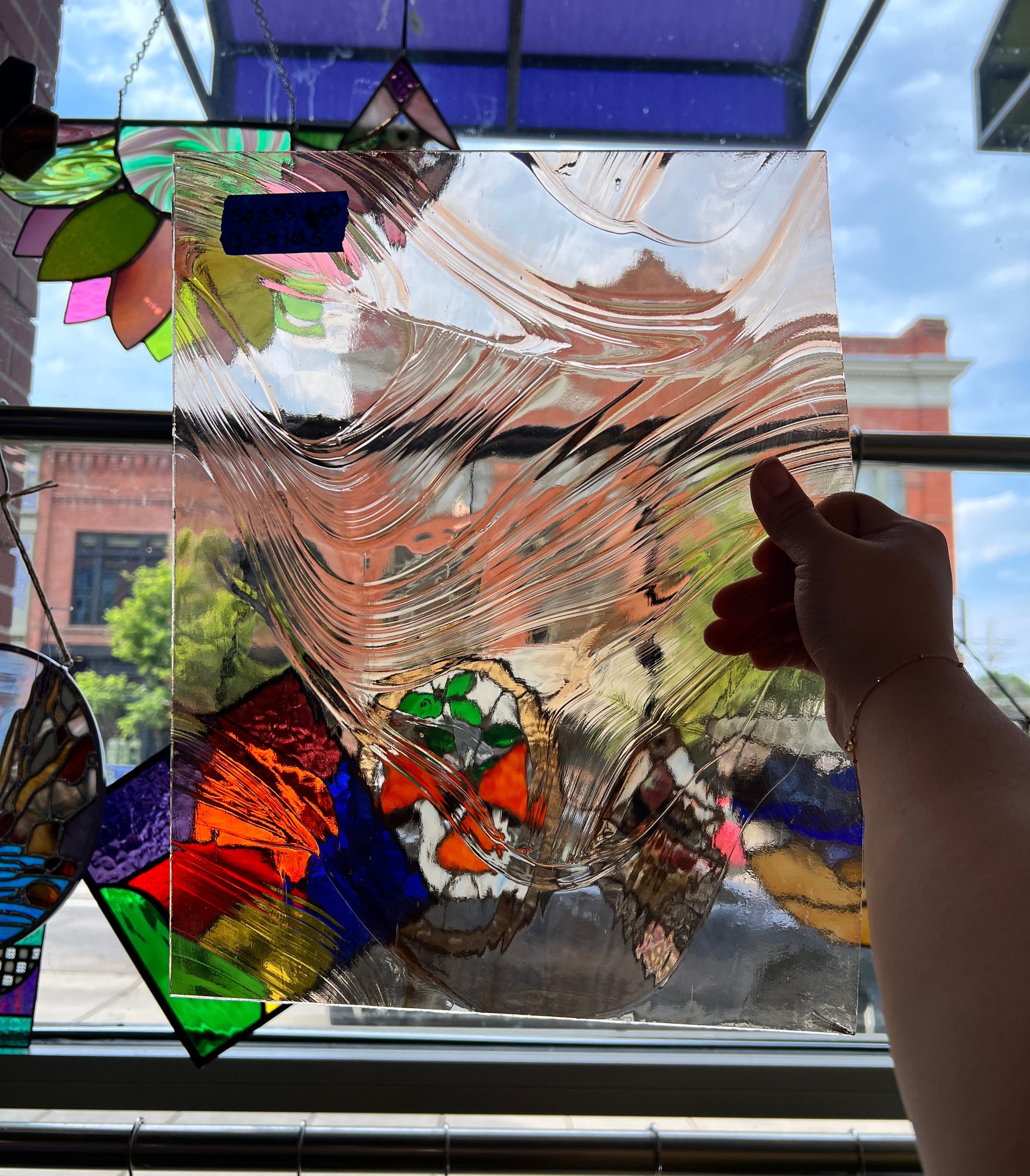Caramel Baroque Spectrum Sheet Glass Colorado Glass Works