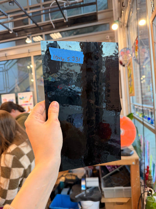 Black Opal Sheet Glass Colorado Glassworks 10x6.5in (UNK-92748077)