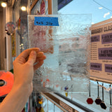 Clear Glue Chip Texture Sheet Glass Colorado Glassworks 9x7in (GC-00970541)