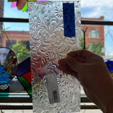 Floreal Clear Textured (IM 512) Sheet Glass Colorado Glassworks