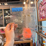 Clear Glue Chip Texture Sheet Glass Colorado Glassworks