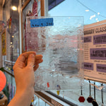 Clear Glue Chip Texture Sheet Glass Colorado Glassworks 9x6.5in (GC-03428141)