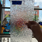 Floreal Clear Textured (IM 512) Sheet Glass Colorado Glassworks