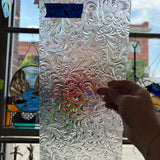 Floreal Clear Textured (IM 512) Sheet Glass Colorado Glassworks