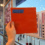 Orange Opaque Kokomo Sheet Glass Colorado Glassworks