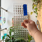 Listral Clear Textured Transparent Sheet Glass Colorado Glassworks LISTRAL (12x6in)