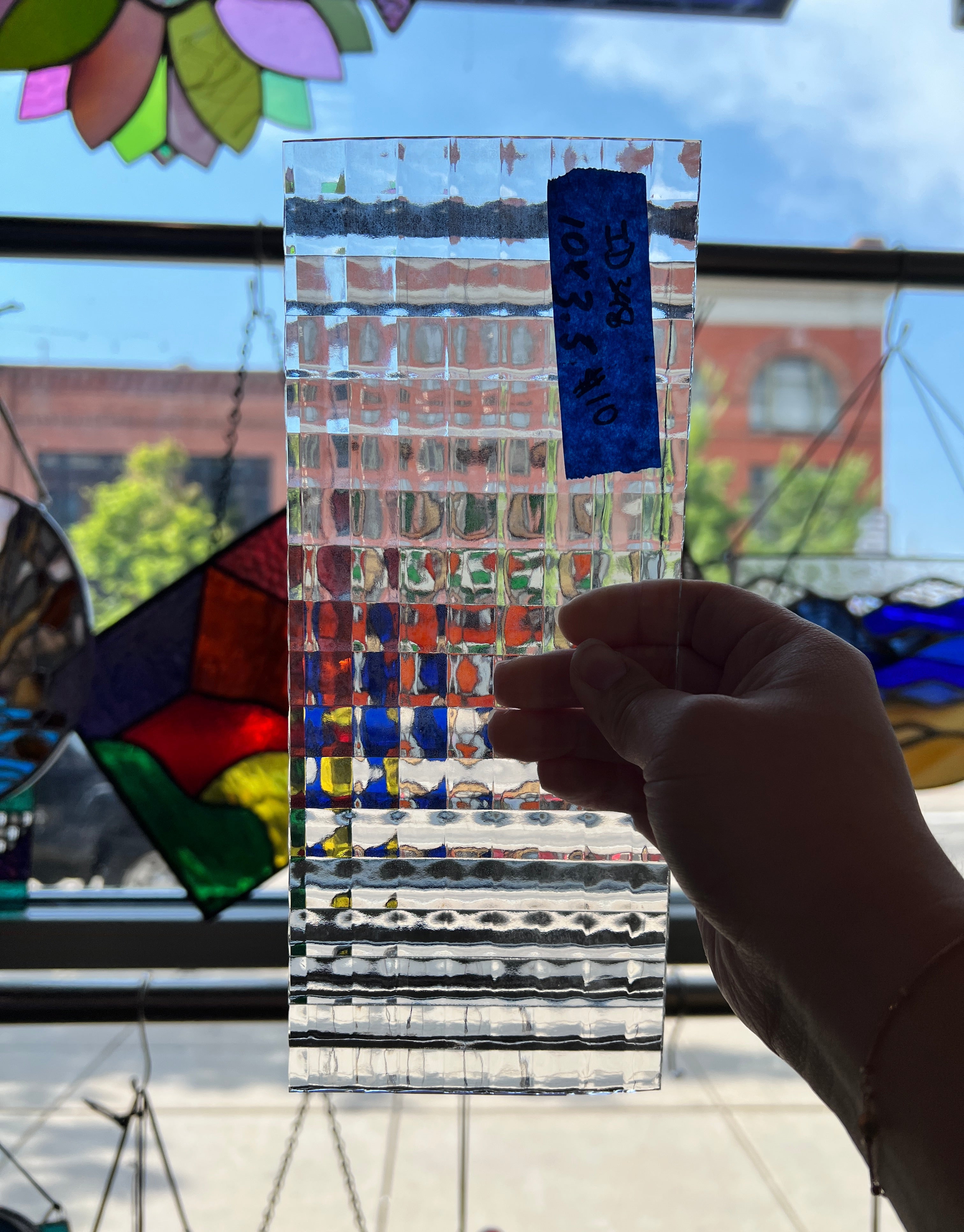 Listral Clear Textured Transparent Sheet Glass Colorado Glassworks