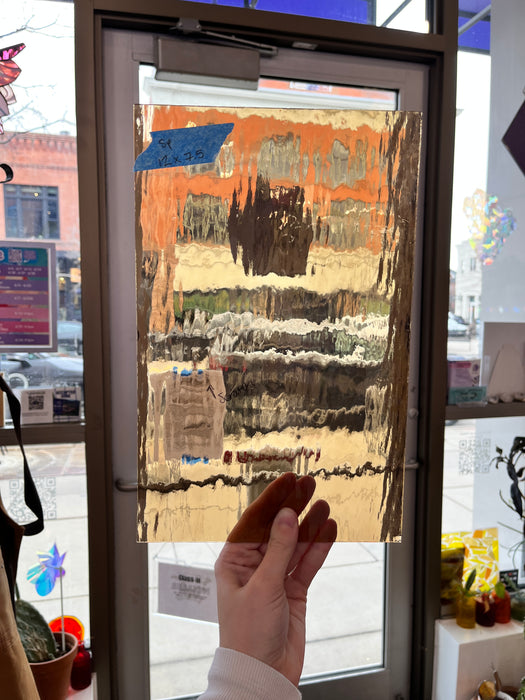 Vintage Spectrum Transparent Waterglass Sheet Glass Colorado Glassworks