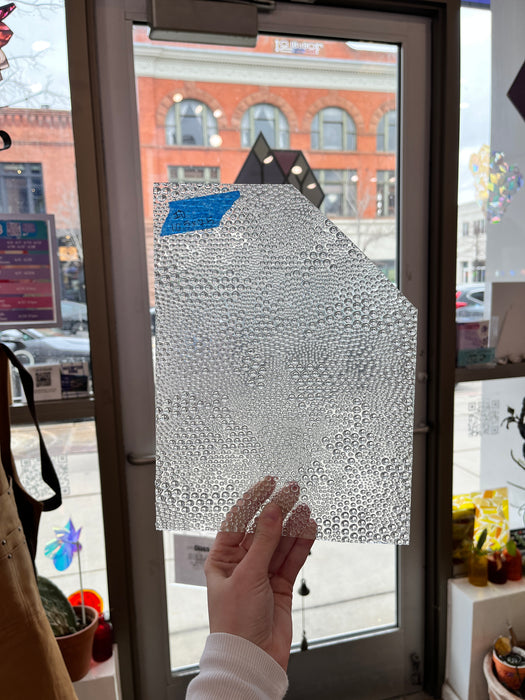 Rare Croco Discontinued Glass Sheet Glass Colorado Glass Works