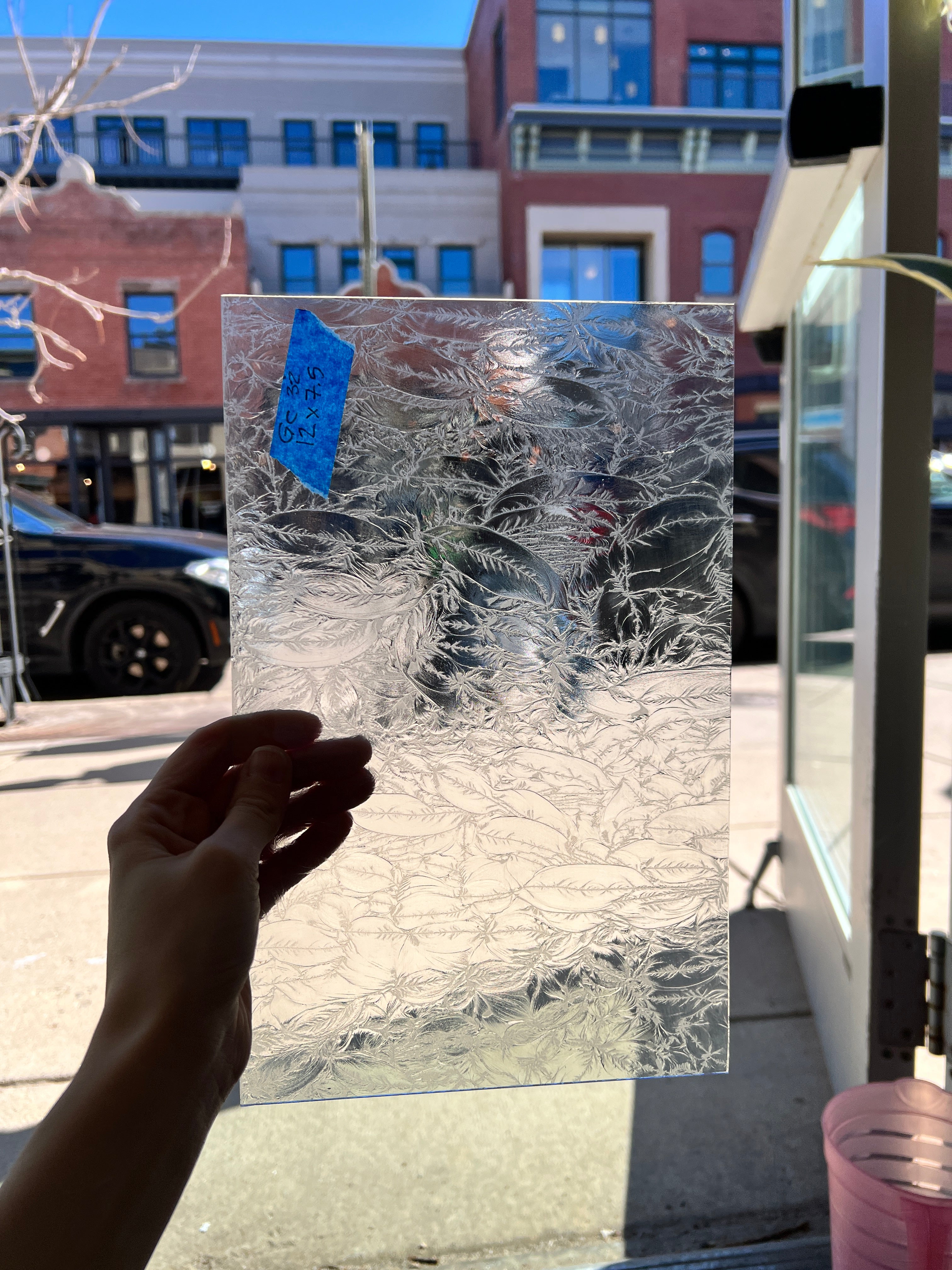 Clear Single Glue Chip Sheet Glass Colorado Glassworks   