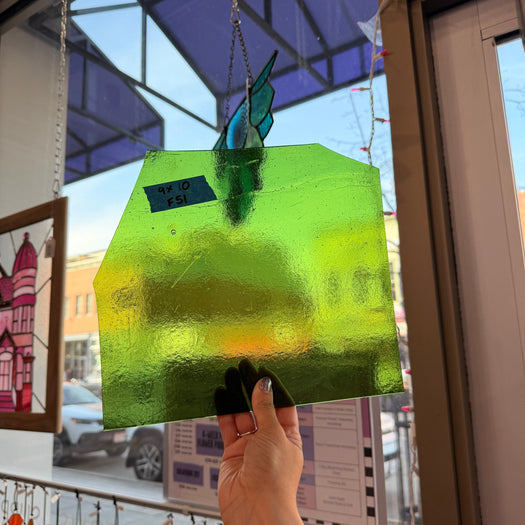 Transparent Green Kokomo Sheet Glass Kokomo