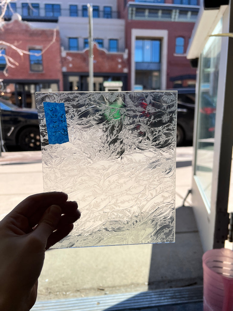 Clear Single Glue Chip Sheet Glass Colorado Glassworks   