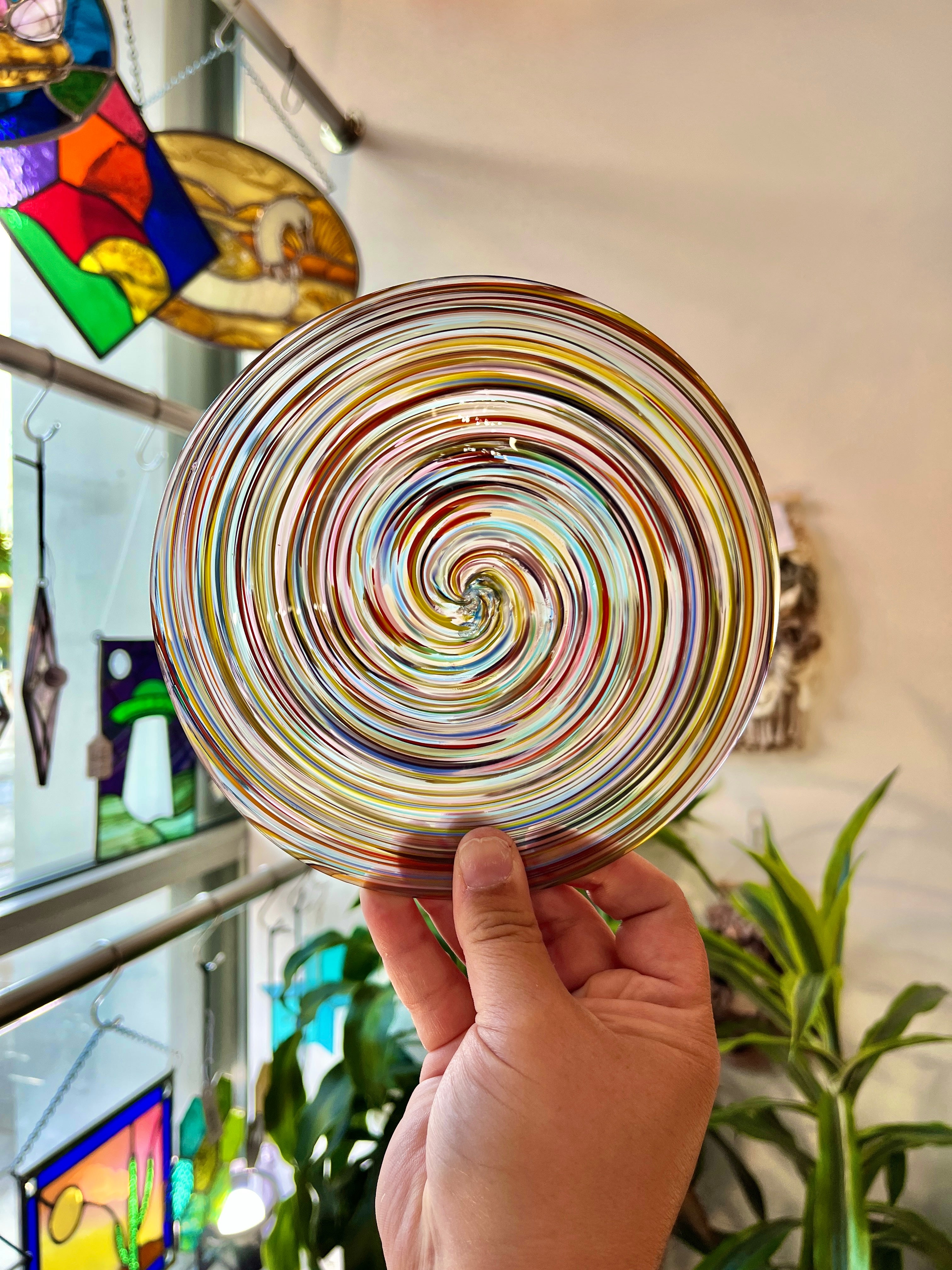 It Was All A Dream Rondel Sheet Glass Colorado Glassworks