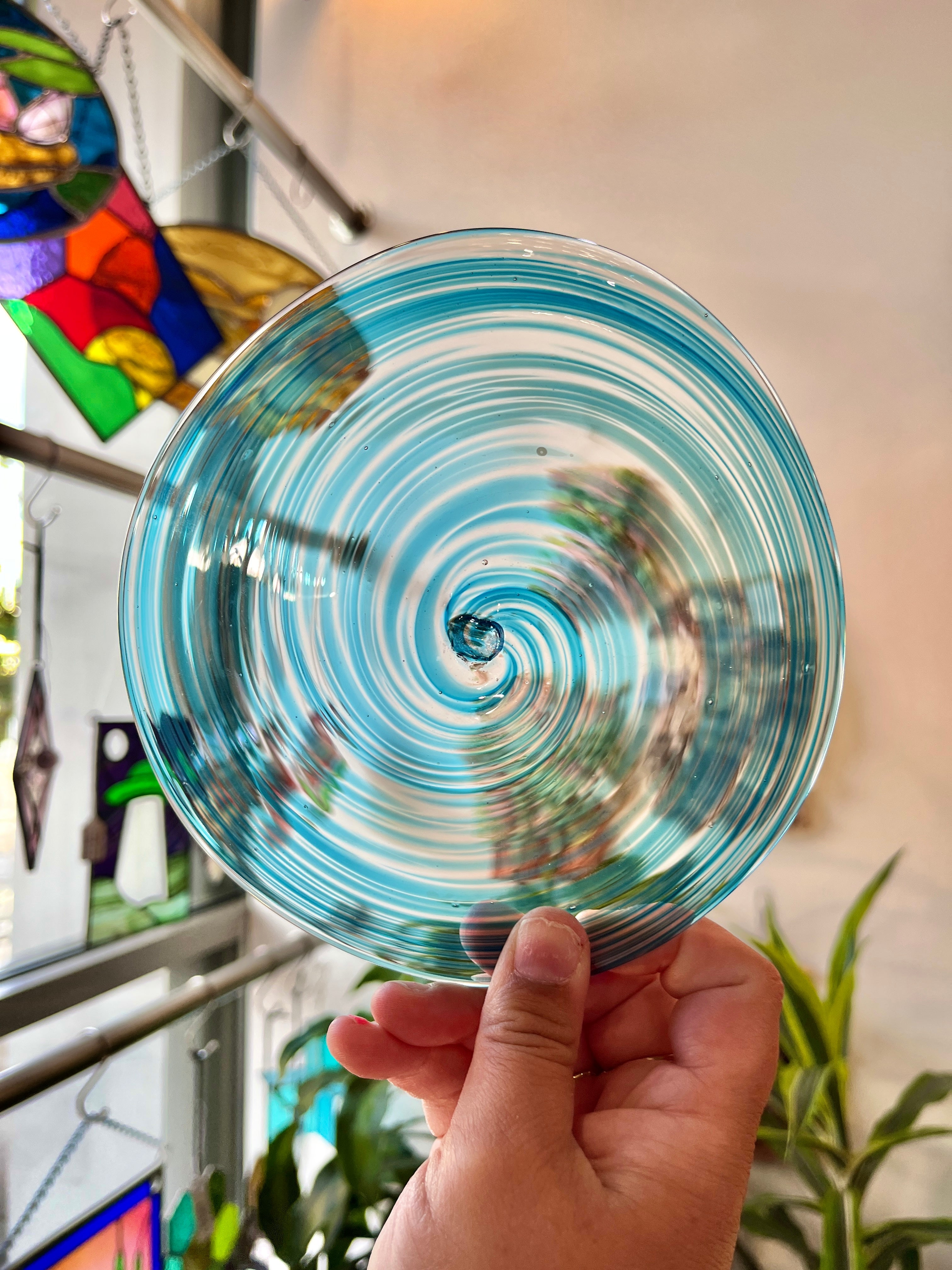 Gummy Shark Rondel Sheet Glass Colorado Glassworks