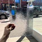 Pale Gray Rough Rolled Oceanside Fusible 96 COE (180.8RRF) Sheet Glass Colorado Glassworks