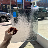 Pale Gray Rough Rolled Oceanside Fusible 96 COE (180.8RRF) Sheet Glass Colorado Glassworks