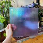 Iridescent Light Purple Bullseye Transparent Neolavender Fusible Sheet Glass Colorado Glassworks   
