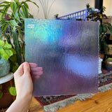 Iridescent Light Purple Bullseye Transparent Neolavender Fusible Sheet Glass Colorado Glassworks   