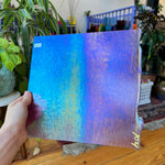 Iridescent Light Purple Bullseye Transparent Neolavender Fusible Sheet Glass Colorado Glassworks BE-NEOLAV-I-1 (10x10in)