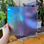 Iridescent Light Purple Bullseye Transparent Neolavender Fusible Sheet Glass Colorado Glassworks   