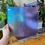 Iridescent Light Purple Bullseye Transparent Neolavender Fusible Sheet Glass Colorado Glassworks   