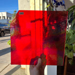 Wissmach 96 COE Red Transparent Luminescent Fusible (WI 96 52 LUM) Sheet Glass Colorado Glassworks