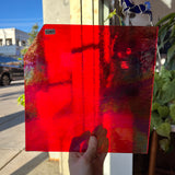 Wissmach 96 COE Red Transparent Luminescent Fusible (WI 96 52 LUM) Sheet Glass Colorado Glassworks