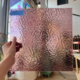 Pale Purple Rough Rolled Oceanside Fusible 96 COE (OGT 140.8RRF) Sheet Glass Colorado Glassworks