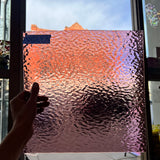 Pale Purple Rough Rolled Oceanside Fusible 96 COE (OGT 140.8RRF) Sheet Glass Colorado Glassworks