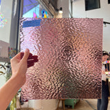 Pale Purple Rough Rolled Oceanside Fusible 96 COE (OGT 140.8RRF) Sheet Glass Colorado Glassworks