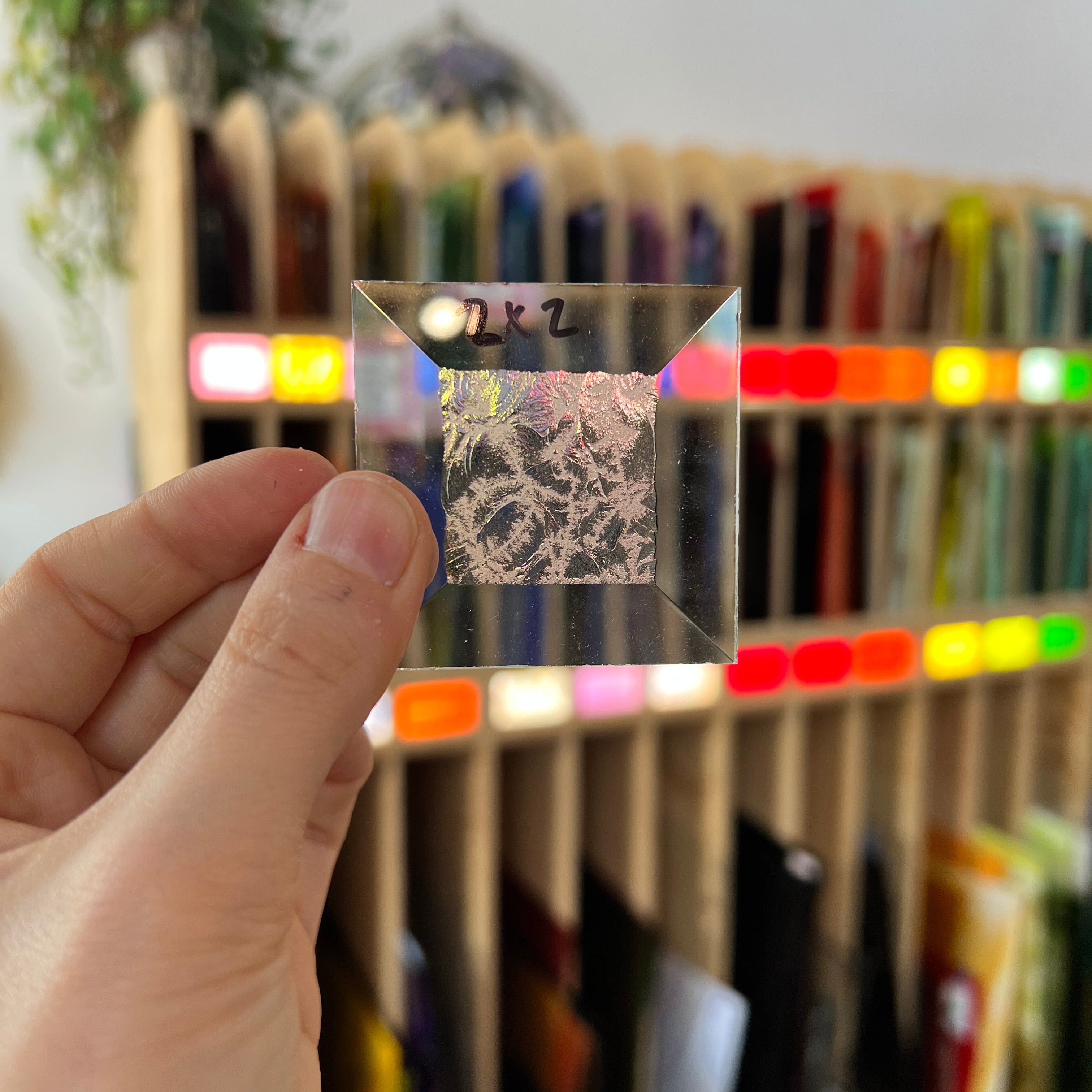 Glue Chip 2 in. Square Bevel Tools Colorado Glass Works