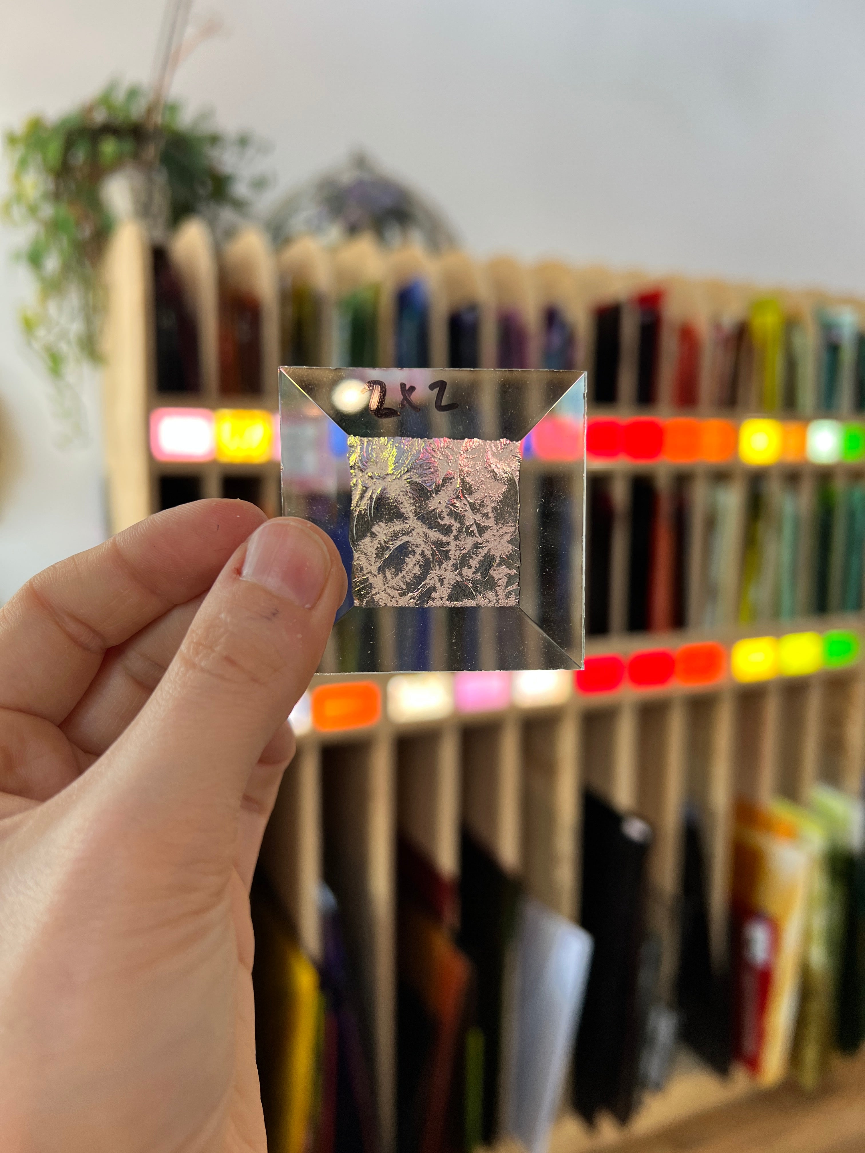 Glue Chip 2 in. Square Bevel Tools Colorado Glass Works