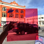 Lamberts 1042GP/CLN Gold Pink on Clear Flash Glass Sheet Glass Colorado Glass Works