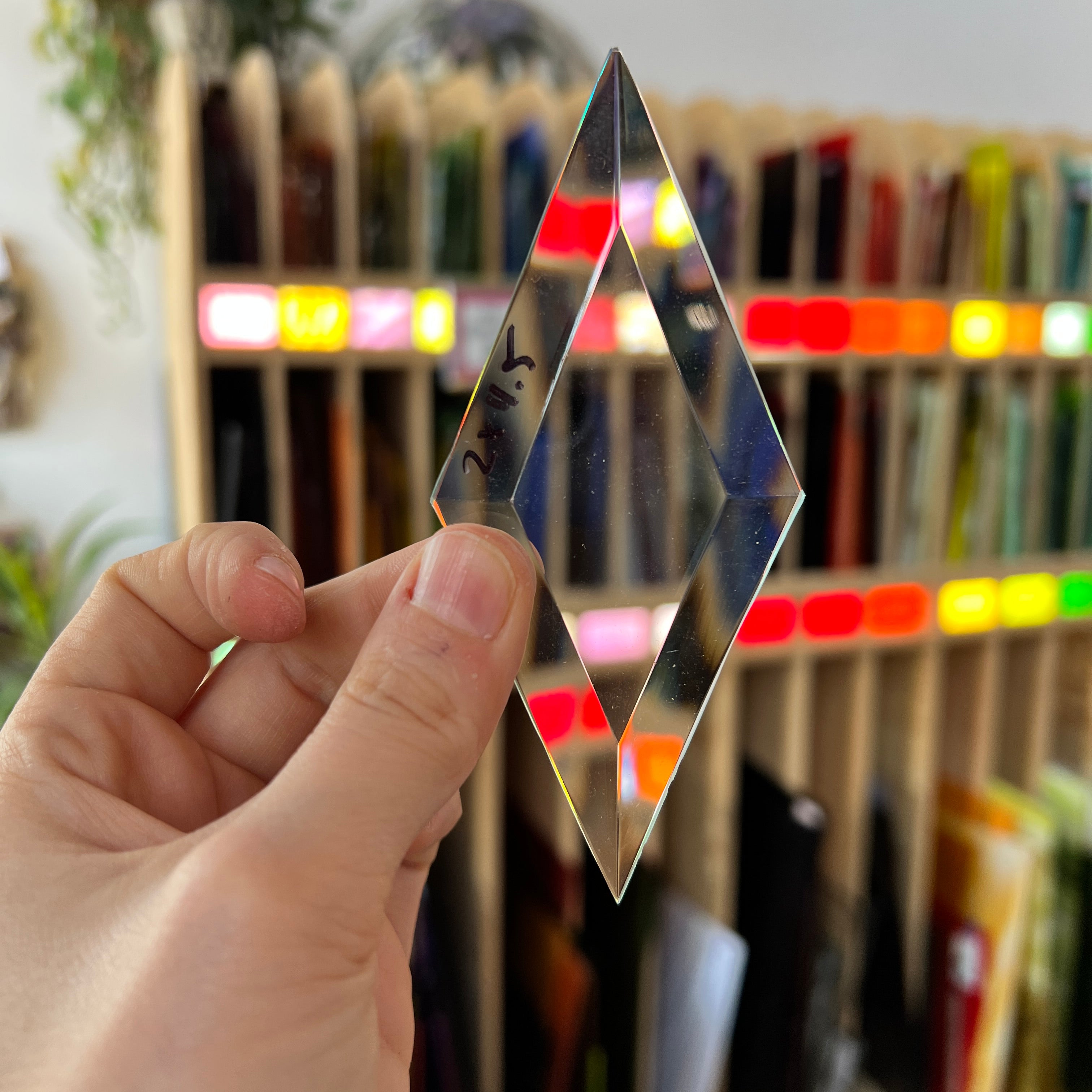 2 x 4 in. Diamond Bevel Tools Colorado Glass Works