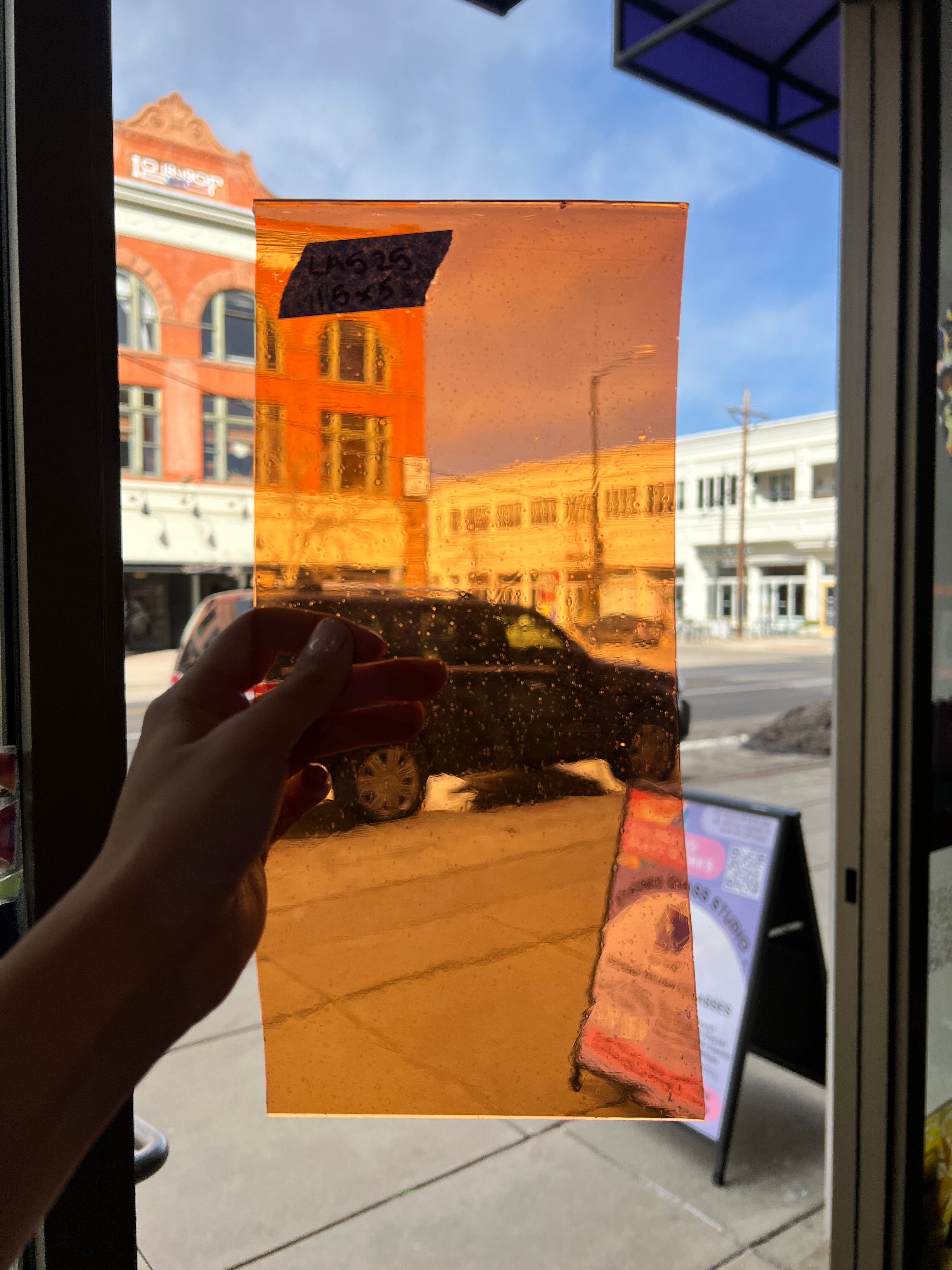 Lamberts 1065AUR/CL Flash Glass Sheet Glass Colorado Glassworks