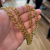 Brass Plated Squared Double Jack Chain (Came Chain) Tools Colorado Glassworks