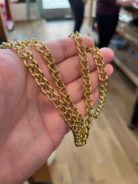 Brass Plated Squared Double Jack Chain (Came Chain) Tools Colorado Glassworks