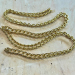 Brass Plated Squared Double Jack Chain (Came Chain) Tools Colorado Glassworks