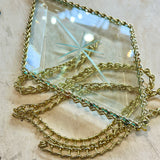 Brass Plated Squared Double Jack Chain (Came Chain) Tools Colorado Glassworks