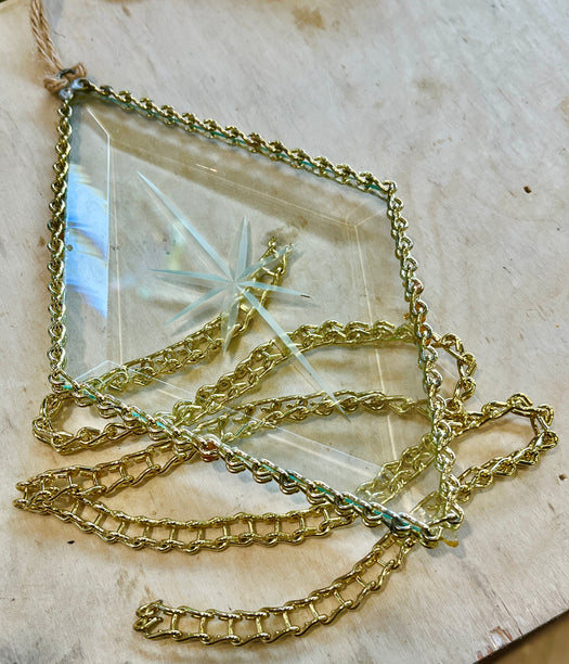 Brass Plated Squared Double Jack Chain (Came Chain) Tools Colorado Glassworks