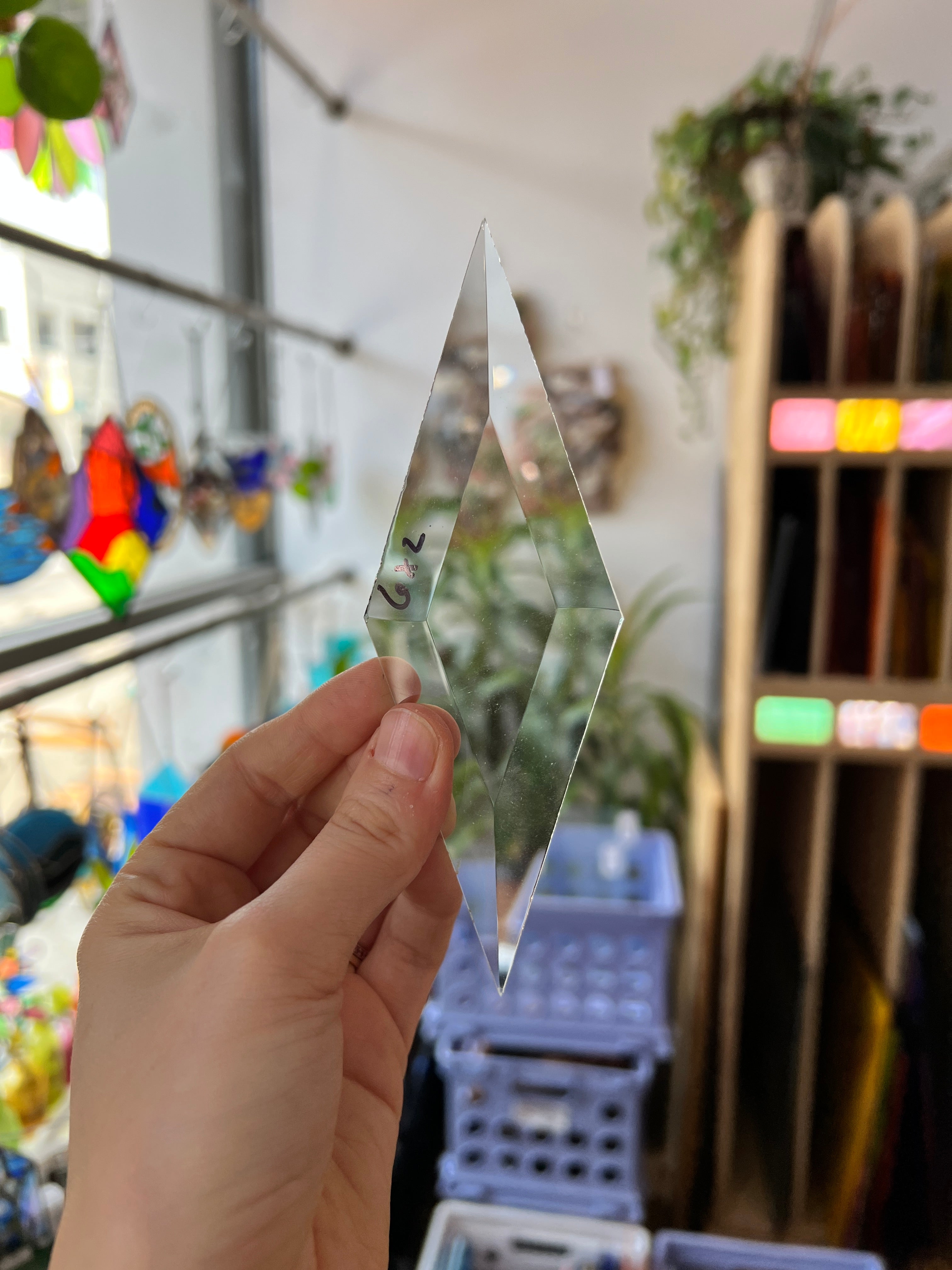 2 x 6 in. Diamond Bevel Tools Colorado Glass Works