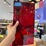 Lamberts 1001R/CLC Red on Clear Flash Glass Sheet Glass Colorado Glassworks LA-RED-FLASH (5.5x11.5in)