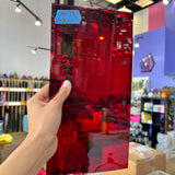 Lamberts 1001R/CLC Red on Clear Flash Glass Sheet Glass Colorado Glassworks LA-RED-FLASH (5.5x11.5in)