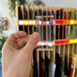 1-1/2 x 3 in. Rectangle Bevel Clear Tools Colorado Glass Works