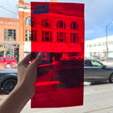 Lamberts 1001R/CLC Red on Clear Flash Glass Sheet Glass Colorado Glassworks