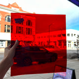Lamberts 1001R/CLC Red on Clear Flash Glass Sheet Glass Colorado Glassworks