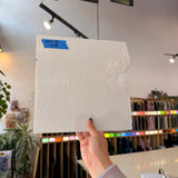 White Opaque Bullseye Fusible 90 COE Sheet Glass Colorado Glassworks 10x10in (BE-82416685)