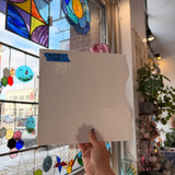 White Opaque Bullseye Fusible 90 COE Sheet Glass Colorado Glassworks
