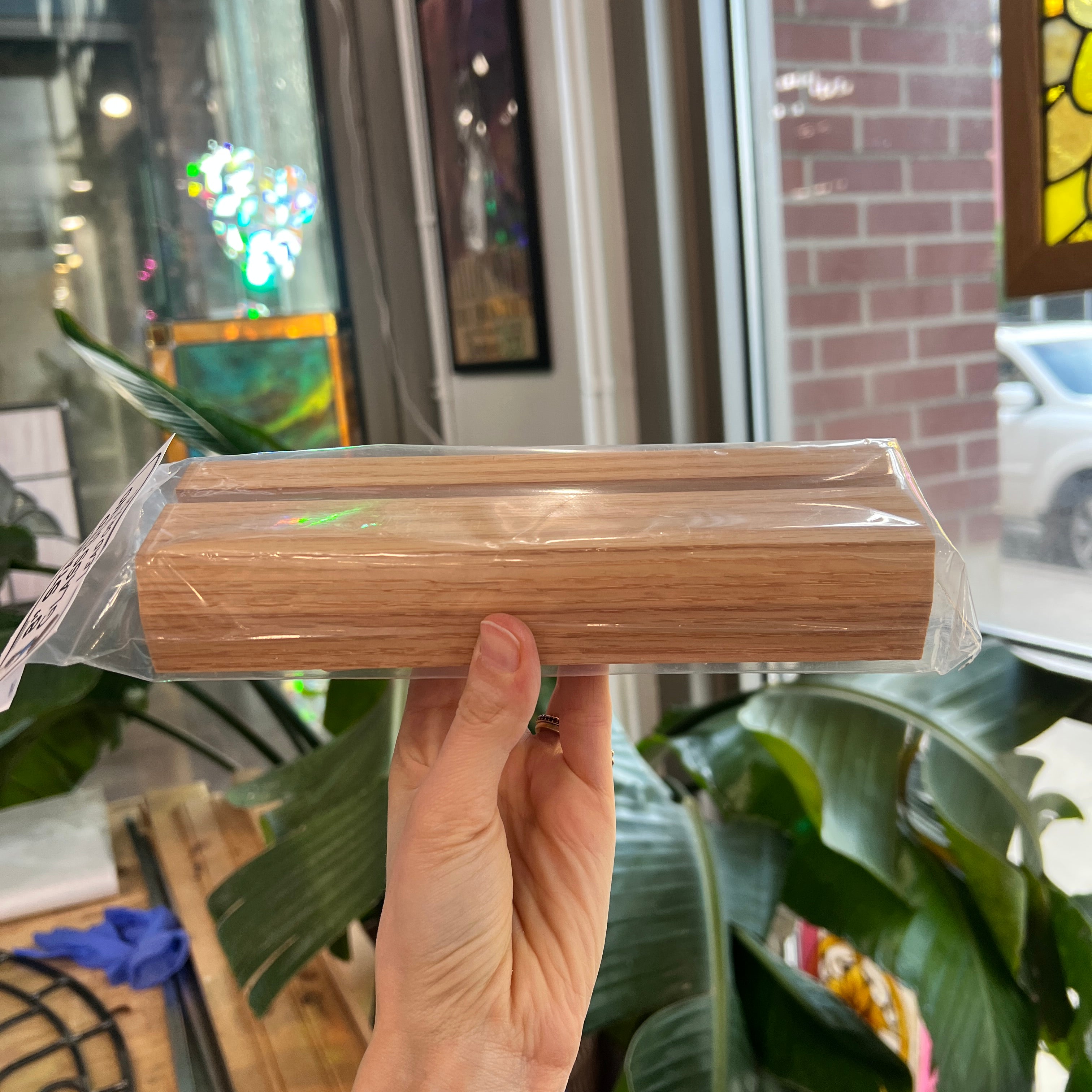 Oak Glass Art Stand (various sizes Tools Colorado Glassworks